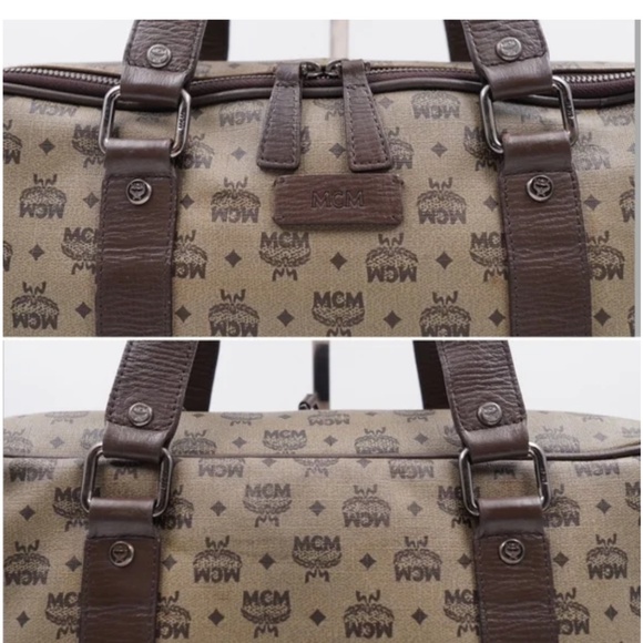 MCM Marble Visetos laptop/briefcase bag EUC!!!!! - Picture 11 of 16